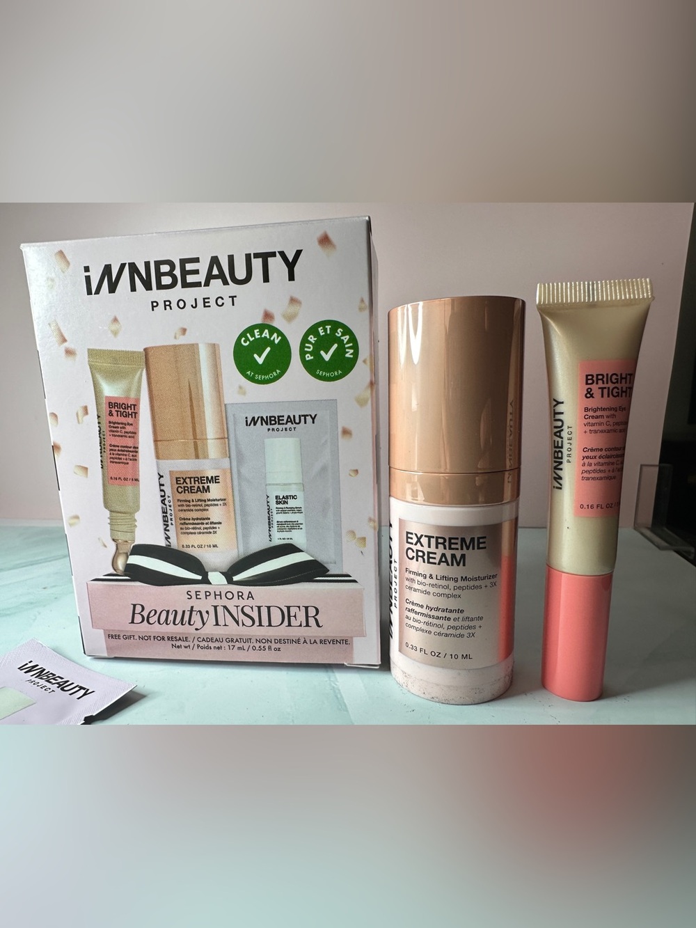 Innbwauty Extreme Cream Firming Moisturizer and eye cream